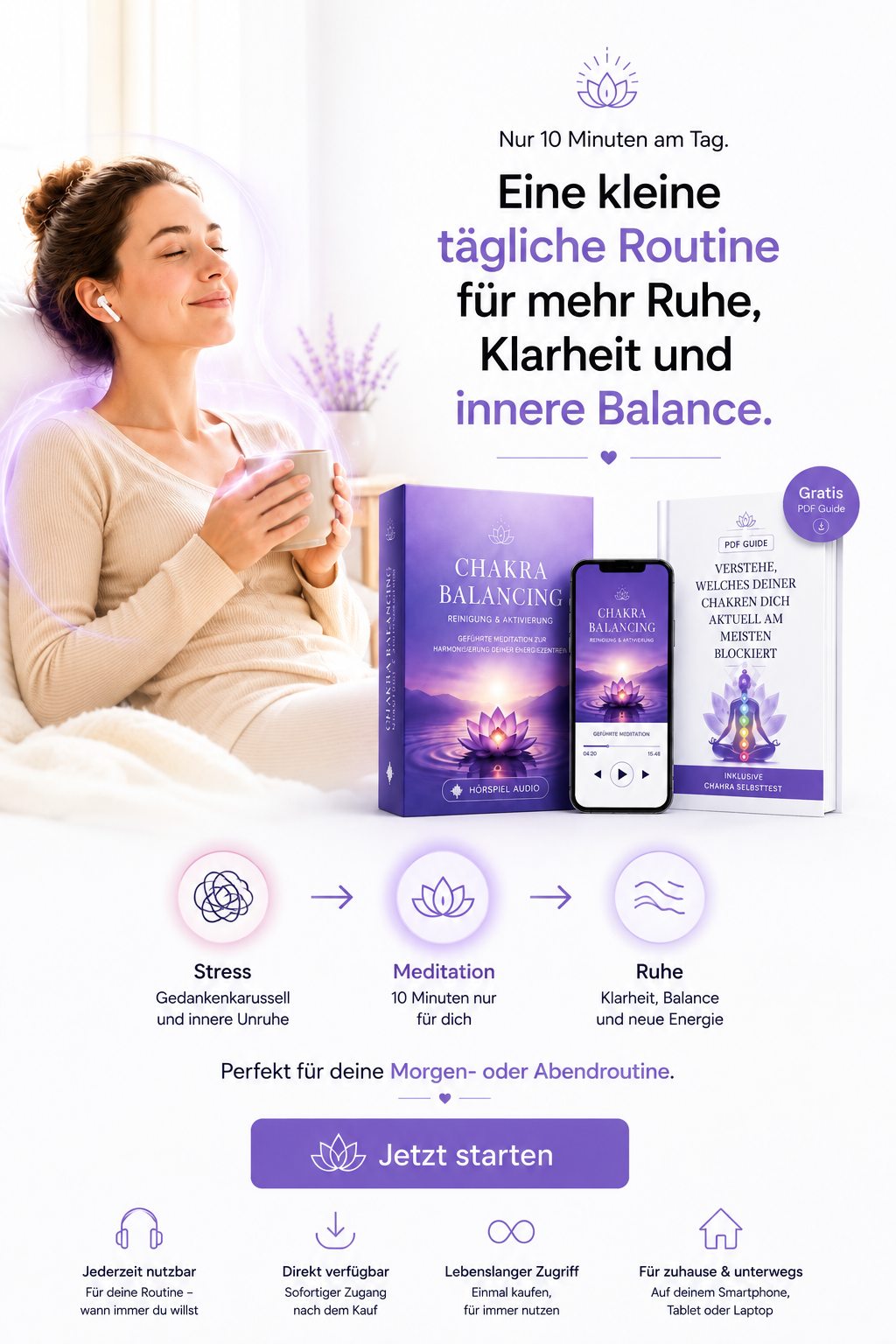 Chakra-Balancing - geführte Tiefenmeditation
