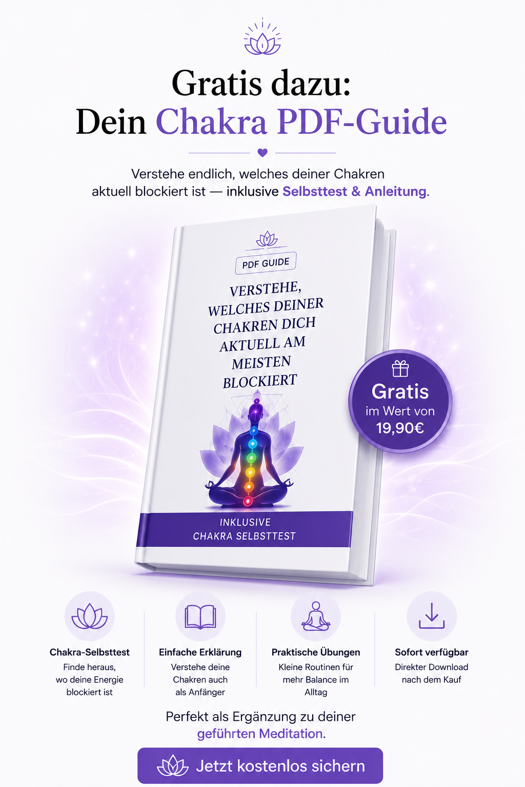 Chakra-Balancing - geführte Tiefenmeditation