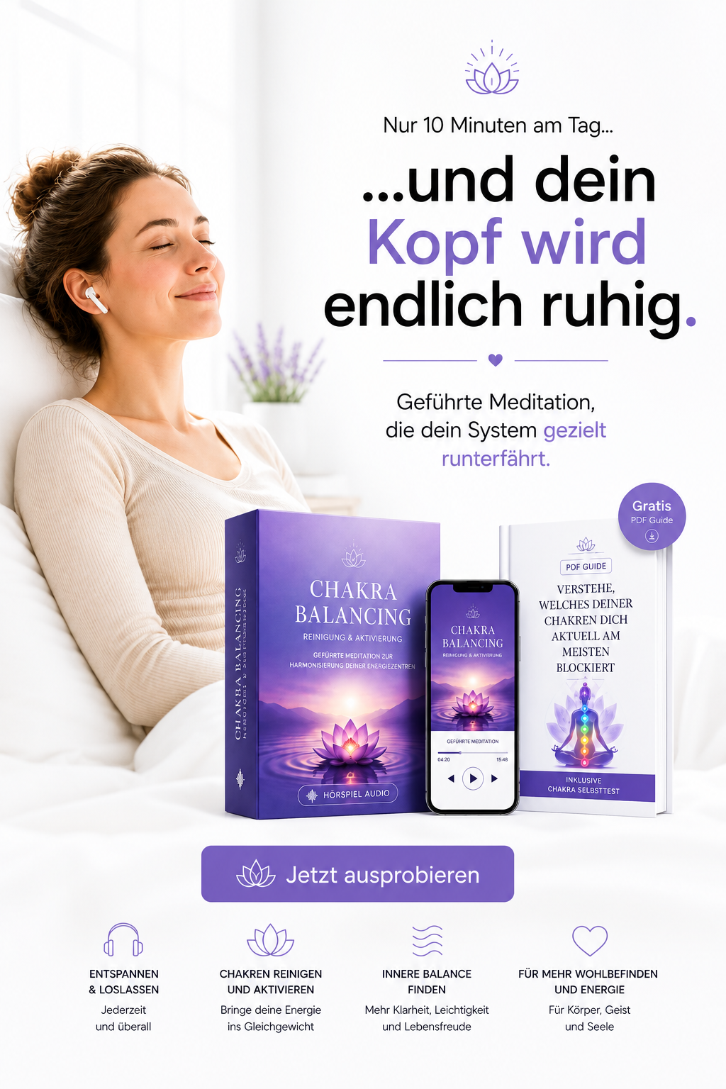 Chakra-Balancing - geführte Tiefenmeditation